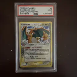 ✅ Pokemon TCG Charizard EX Crystal Guardians Holo Rare Card 4/100 Delta Species✅ - Image 1