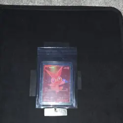 Pokemon Victini Sv: White Flare 171/086 Full Art Holo Black White Rare Card - Image 1