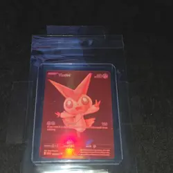 Pokemon Victini Sv: White Flare 171/086 Full Art Holo Black White Rare Card - Image 4