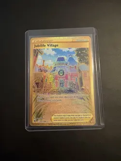 Jubilife Village 212/189 Astral Radiance - Gold Secret Holo Pokemon Card - NM - Image 3