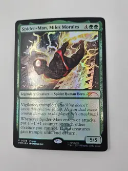 MTG: Marvel Spider-Man Foil Promo: Spider-Man, Miles Morales - Image 1