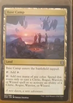 Base Camp - Zendikar Rising - MTG - #257 - Uncommon - Great Condition ! - Image 1