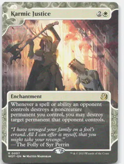 Karmic Justice *Regular* WOT 7 NM-LP - Image 1