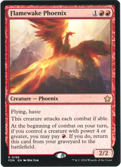 Flamewake Phoenix - 0198 - Foundations - Magic the Gathering (MTG) NM/M - Image 1