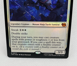 Leonardo, Sewer Samurai -Teenage Mutant Ninja Turtles Foil NM M 0017 MTG - Image 4