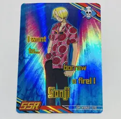 Sanji - One Piece Trading Card Skypiea SSR 010 “I Want To Borrow A Fire” Tc1 - Image 1