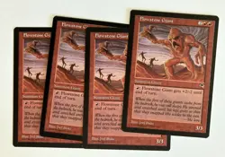Flowstone Giant (4) NM Tempest MTG Magic the Gathering - Image 1