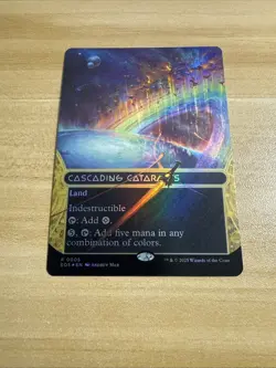 Cascading Cataracts (0005) (Borderless) Edge of Eternities: Stellar Sights Foil - Image 1