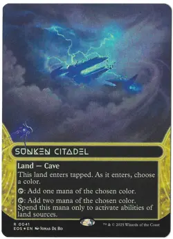 Sunken Citadel (0041) (Borderless) Edge of Eternities: Stellar Sights MTG Foil - Image 1