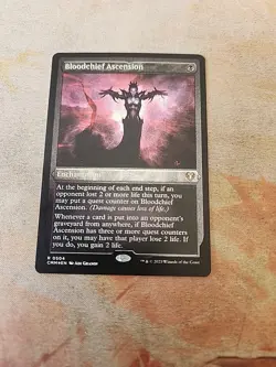 Bloodchief Ascension Foil Etched Commander Masters MTG NM - Image 1