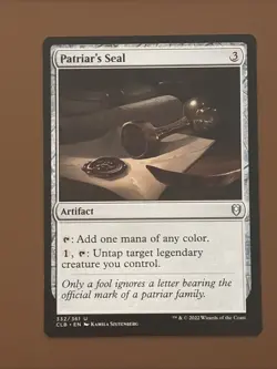 Patriar's Seal Commander Legends: Battle for Baldur's Gate Regular - Image 1