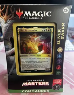 Magic: The Gathering Commander Masters Silver Swarm Commander Deck Sealed New - Image 1