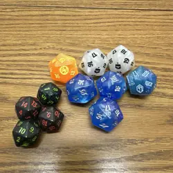MTG Magic The Gathering Dice Lot Spin Down - Image 1