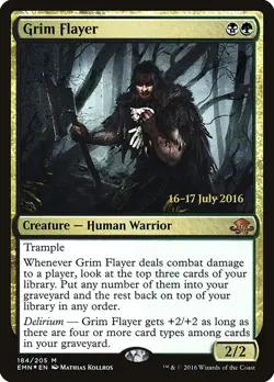 Grim Flayer [Eldritch Moon Prerelease Promos] Foil Near Mint - Image 1