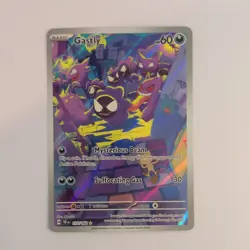 Pokemon Gastly 177/162 SV05 Temporal Forces Illustration Rare Holo Card - Image 3