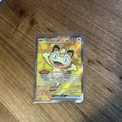 Meowth ex 107/088 Full Art POKEMON TCG Mega Evolutions Perfect Order FRESH PULL! - Image 1