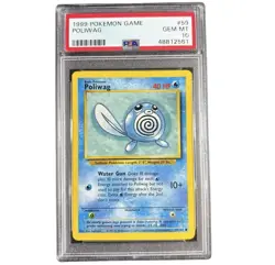 1999 Pokemon Base Set Poliwhag #59 PSA 10 💎 GEM MINT Vintage WOTC - Image 1