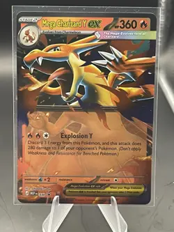 Pokemon TCG - Mega Charizard Y EX Mega Evolution Black Star Promo 030 - Image 1