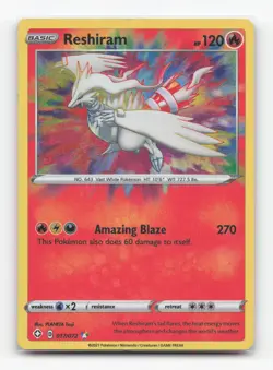Pokemon TCG - Reshiram 017/072 Near Mint Amazing Rare Shining Fates - Image 1