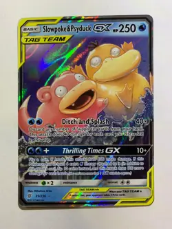 Slowpoke & Psyduck GX 35/236 Unified Minds NM Pokemon TCG - Image 1
