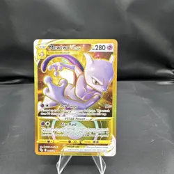 Pokemon tcg Mewtwo VSTAR Pokemon GO Secret Rare Holo Full Art 086/078 280 HP - Image 1