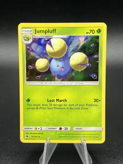 Pokemon Lost Thunder Jumpluff Rare Holo 14/214 NM IF1 - Image 1