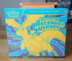 New Sealed Pokemon TCG: Mega Evolution Ascended Heroes ETB Elite Trainer Box - Image 1