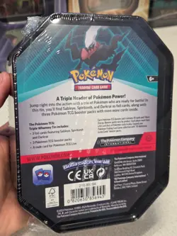 3 x Triple Whammy Collector Sealed Tins Complete Tin Set Pokemon TCG - Image 3