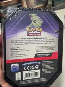 3 x Triple Whammy Collector Sealed Tins Complete Tin Set Pokemon TCG - Image 5