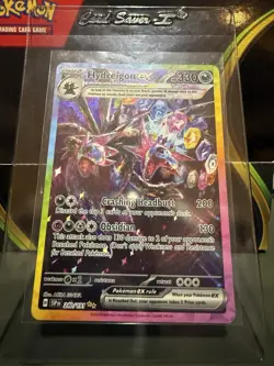 Pokemon Hydreigon ex 240/191 SV08: Surging Sparks Holo Special Illustration Rar… - Image 2