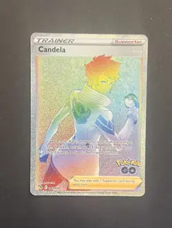 Pokemon TCG Candela 083/078 Rainbow Secret Rare Pokemon GO NM - Image 1