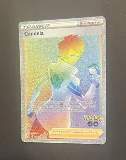 Pokemon TCG Candela 083/078 Rainbow Secret Rare Pokemon GO NM - Image 3