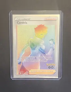 Pokemon TCG Candela 083/078 Rainbow Secret Rare Pokemon GO NM - Image 4