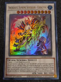 Swordsoul Supreme Sovereign - Chengying-Ultra Rare - 1st Edition - MAMA-EN039... - Image 1