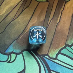 Yugioh YCS Konami Official Water Attribute Die - Image 1