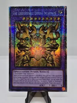 Yugioh The Unstoppable Exodia Incarnate MP25-EN008 1st Edition Starlight Rare NM - Image 1