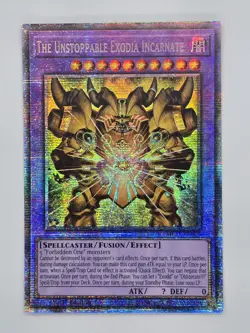 Yugioh The Unstoppable Exodia Incarnate MP25-EN008 1st Edition Starlight Rare NM - Image 3