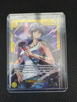One Piece Card Game EB03 - 062 Trafalgar Law SEC NM Alt Art Foil ENGLISH - Image 1