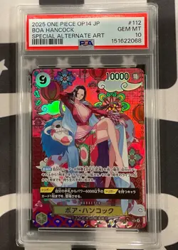 2025 One Piece JP OP14-112 Boa Hancock Special Alternate Art PSA 10 GEM MT SP - Image 1