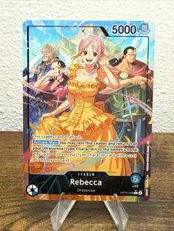 One Piece TCG Rebecca Leader Alt Art OP15-039 English M/NM - Image 1