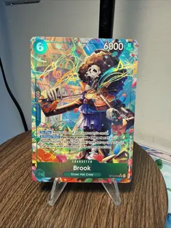 One Piece Card Game | Brook OP15-032 SR ALT ART IN-HAND | OP15 | English | NM/M - Image 1
