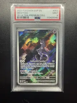 Pokemon Mewtwo 052 Scarlet & Violet Promo Holo PSA 9 2023 English TCG Card - Image 1