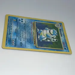 Blastoise 2/102 Spanish Holo Rare Base Set Unlimited Pokemon Card MP - Image 4
