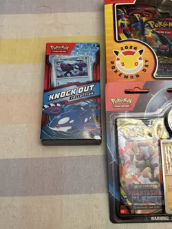 2026 Pokemon Day Collection, Knock Out & Raikou Card & 2 Packs Mega Evolution NR - Image 3