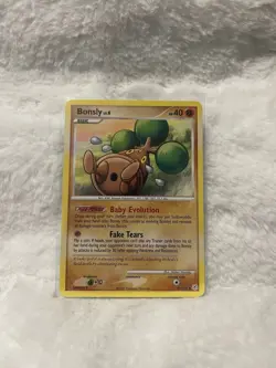 Pokemon Card - Bonsly Diamond and Pearl 71/130 Common Non Holo NM Near Mint TCG - Image 1