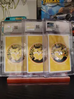 1996 JPN Pokemon Playing Cards Yellow Deck CGC Graded Lot All Mint 9's! - Image 1