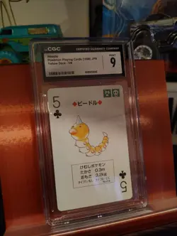 1996 JPN Pokemon Playing Cards Yellow Deck CGC Graded Lot All Mint 9's! - Image 5