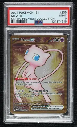 Mew ex (Ultra Premium Collection Metal Card) Pokemon Scarlet & Violet 151 PSA 9 - Image 1