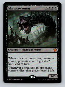 Massacre Wurm Foil M Foundations 714 NM - Image 1