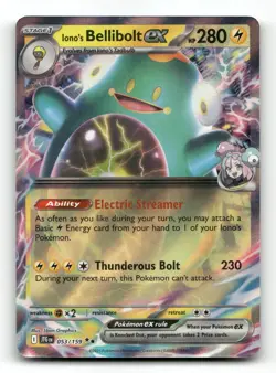 Iono's Bellibolt ex 053/159 - Journey Together - Pokemon Card NM/M - Image 1